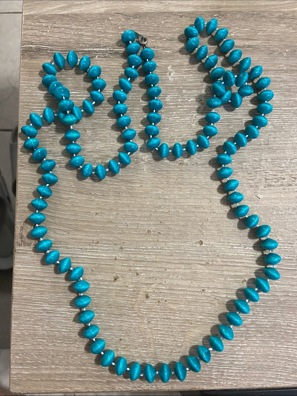 Vintage Turquoise Bead Necklace - Women Jewelry